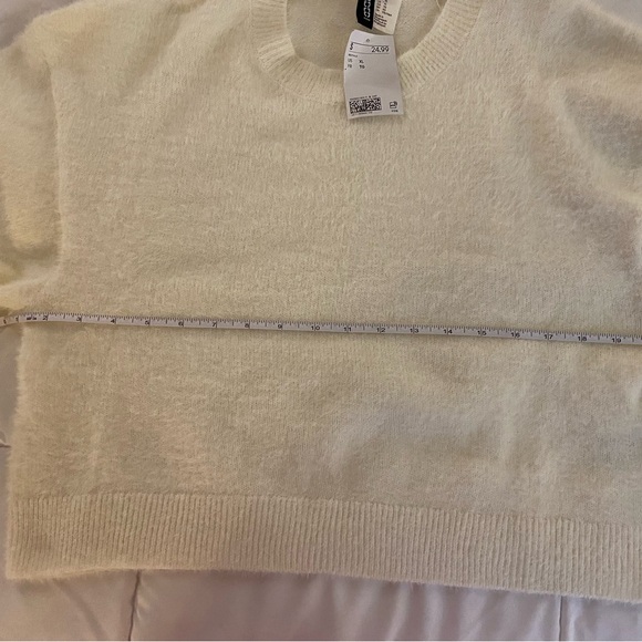 Divided Soft Cream Women's Sweater - Picture 6 of 10
